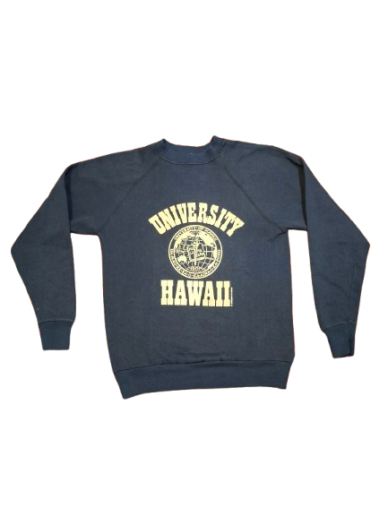 sweatshirt Hawaii university navy
